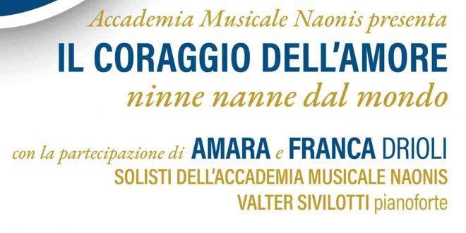 NINNE NANNE DAL MONDO con Amara a Pordenone e Talmassons il 2 e 3 gennaio la nuova produzione firmata Accademia Musicale Naonis