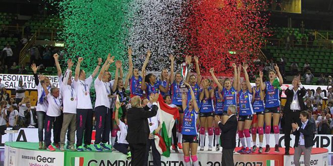 Volley Serie A1F: Il Novara conquista lo scudetto tricolore