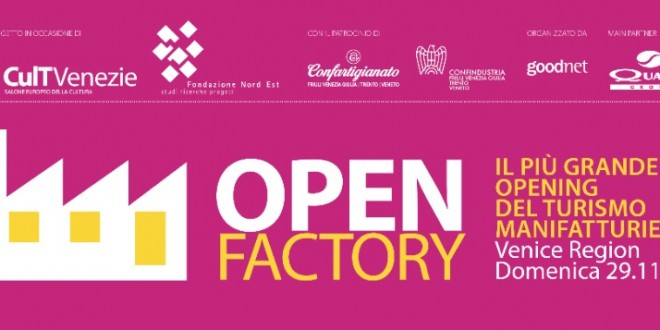 Domenica 29 NOVEMBRE 2015 al via Open Factory