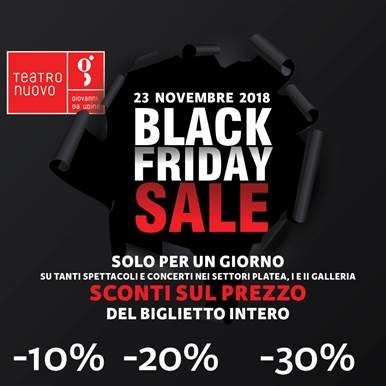 Al Giovanni da Udine scatta il Black Friday: 16 spettacoli di prosa, musica e danza a prezzo scontato