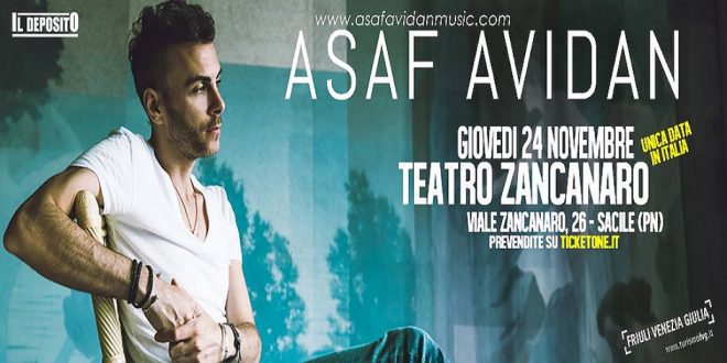 ASAF AVIDAN Giovedì 24 Novembre al Teatro Zancanaro di Sacile UNICA DATA ITALIANA