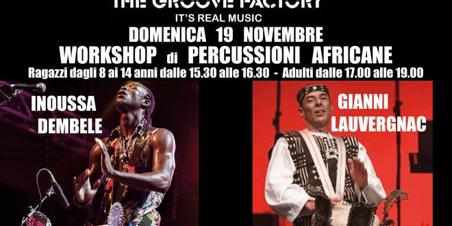 Domenica 19 Nov. The Groove Factory propone nella sua sede al Città Fiera a Martignacco (Ud)
