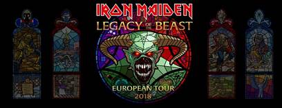 IRON MAIDEN – Nuovo tour nel 2018 per le stelle del metal, due sole date italiane e il grande ritorno a Trieste