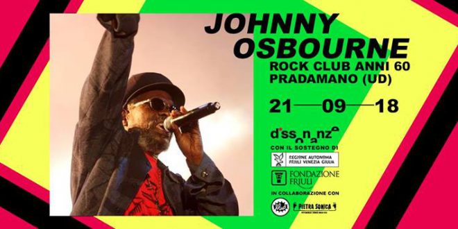 La leggenda del reggae, Johnny Osbourne, il 21 settembre a Udine per ‘Dissonanze 4’