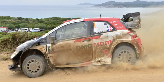 La Toyota sigla la doppietta anche in Sardegna con Sebastien Ogier e Elfyn Evans