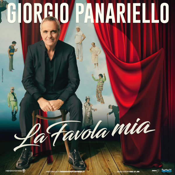 GIORGIO PANARIELLO – Il tour “La favola mia” spostato in autunno. Sarà a Udine il 7 novembre