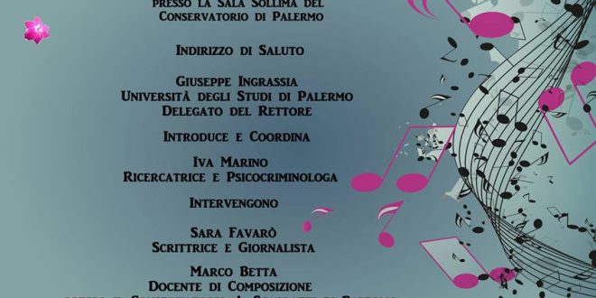 “DA DONNA A DONNA” 19 maggio, ore 11,00, Conservatorio Alessandro Scarlatti di Palermo