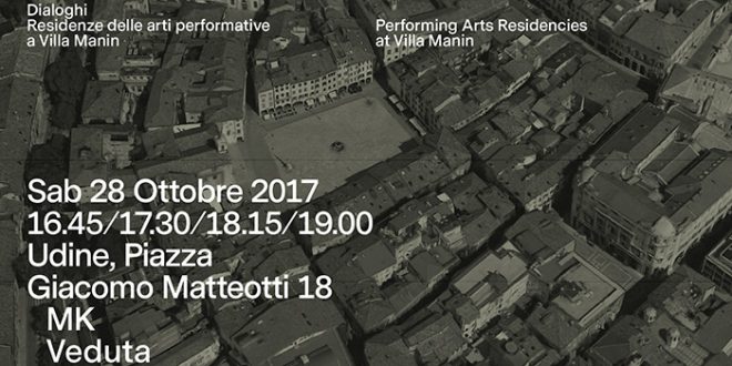 Udine danza con MK di Michele Di Stefano,28 ott.dalle 16.45 (con tre repliche ore 17.30, ore 18.15 e ore 19) in piazza Matteotti