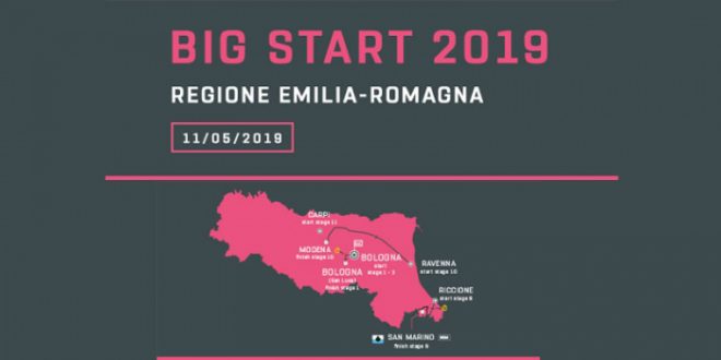 Giro d’Italia 2019 – in Emilia-Romagna la Grande Partenza e altre tappe sul territorio