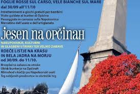 Presentata la manifestazione “Autunno a Opicina – Foglie rosse sul Carso, vele bianche sul mare” III edizione in programma a Opicina (TS) fino al 14 ottobre 2018