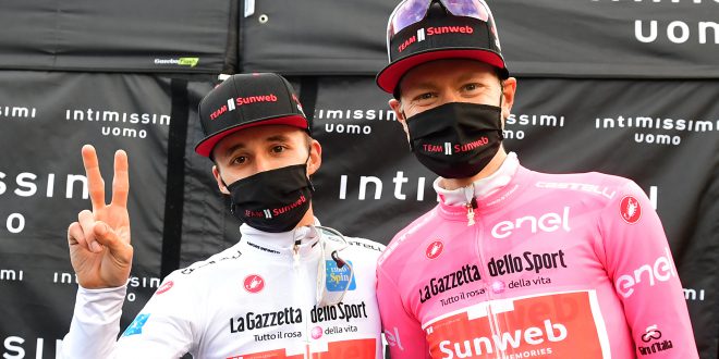 Hindley vince la tappa 18 del Giro d’Italia, Kelderman è la nuova Maglia Rosa
