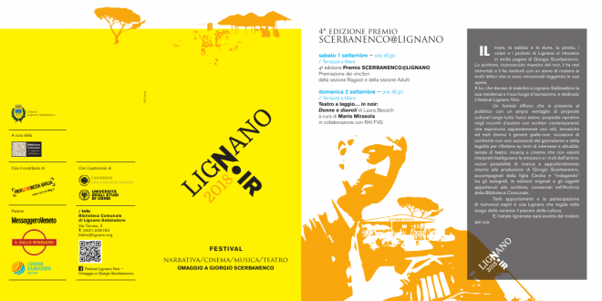 Festival LIGNANO NOIR  Domenica 19 agosto ore 11:00