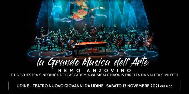 LA GRANDE MUSICA DELL’ARTE – Da Van Gogh a Frida Kahlo – SABATO 13 NOVEMBRE A UDINE la Prima Nazionale con Remo Anzovino e l’Orchestra Sinfonica Naonis