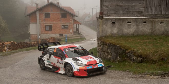 La prima giornata di gara del Croatia Rally vede in testa Kalle Rovanpera