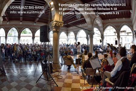 parte da Lignano Sabbiadoro il 9 gennaio la mini tournée regionale della Udin&Jazz Big Band