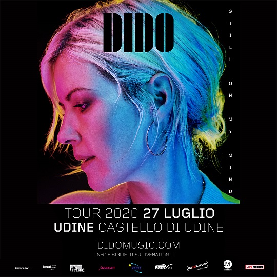 DIDO, DIVA DELLA MUSICA BRITANNICA, SARÁ LA STAR DI UDINE VOLA 2020