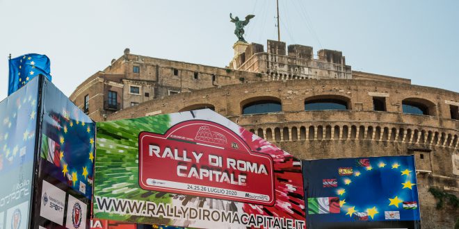 RALLY DI ROMA CAPITALE, LE IMMAGINI DI UNA STRANA GARA A PORTE CHIUSE