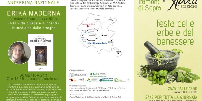 4^ FESTA DELLE ERBE E DEL BENESSERE a Tramonti di Sopra dal 26 maggio