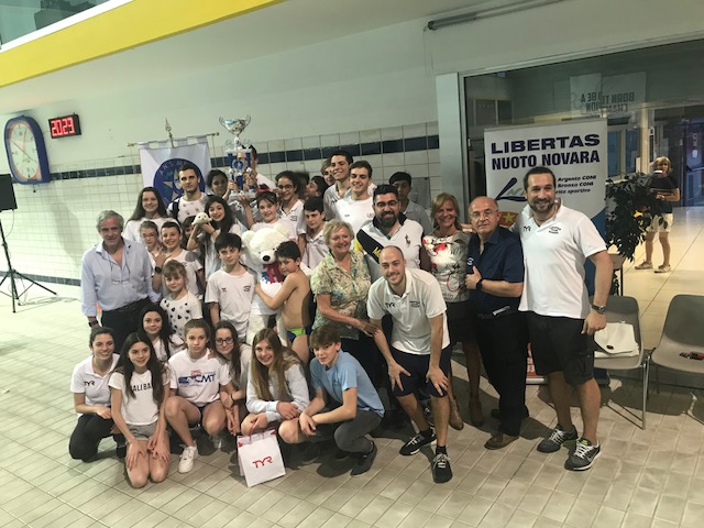 ALLA LIBERTAS TEAM NOVARA IL “TROFEO OTTAVIO BORZINO” 2018 DI NUOTO