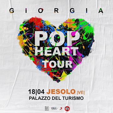 Annunciate le date del “Pop Heart Tour”, unico live nelNordest a Jesolo