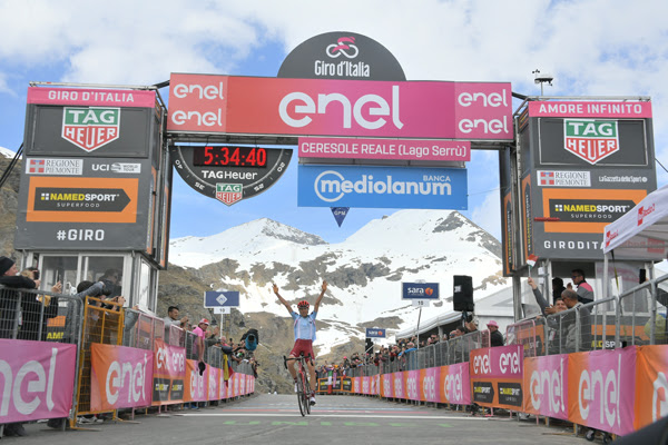 Zakarin ha vinto la Tappa 13 del Giro d’Italia, Polanc ancora in Maglia Rosa