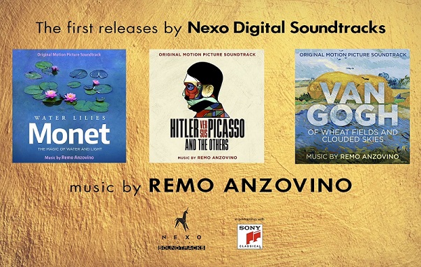 SONY MASTERWORKS pubblica in tutto il mondo le tre colonne sonore cinematografiche del compositore italiano REMO ANZOVINO