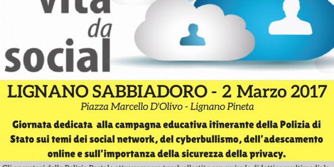 “Una vita da social”, a Lignano l’unica tappa in regione