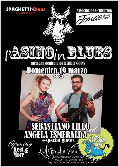 A L’asino che vola  Lillo & Esmeralda opening Keet & More  19 mar. ROMA