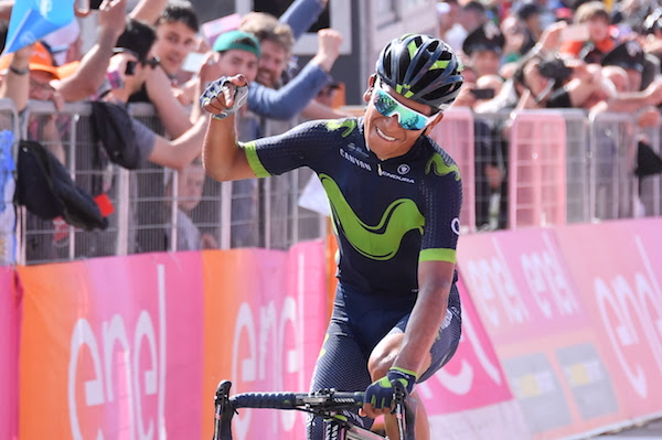 QUINTANA HA VINTO IN SOLITARIA LA TAPPA 9 DEL GIRO D’ITALIA ED È LA NUOVA MAGLIA ROSA