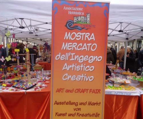 Domenica 2 lug. Mostra Mercato dell’Ingegno Artistico Creativo. In piazza della Borsa, TRIESTE