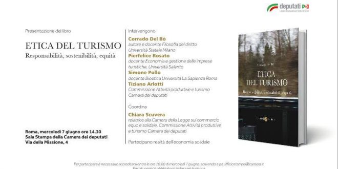 L’Etica del Turismo DI CORRADO DEL BO’ 5 lug-18.30  al caffè San Marco TRIESTE