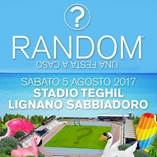 RANDOM, la festa più coinvolgente dell’anno domani al Lignano Sunset Festival