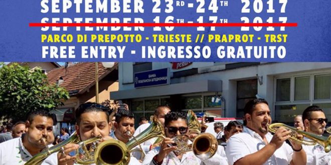 RINVIATO al 23 e 24 settembre il festival balkan GUČA SUL CARSO a Trieste