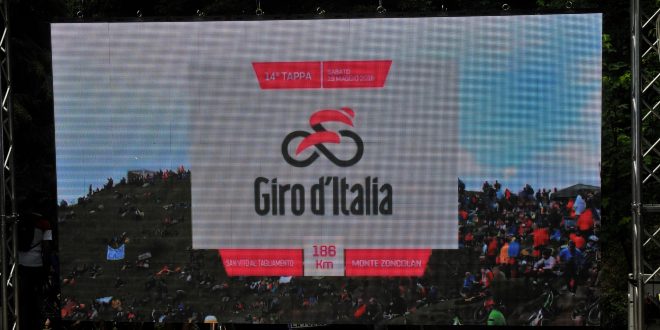 Il Giro d’Italia in Friuli, le immagini da San Vito e dal Monte di Ragogna