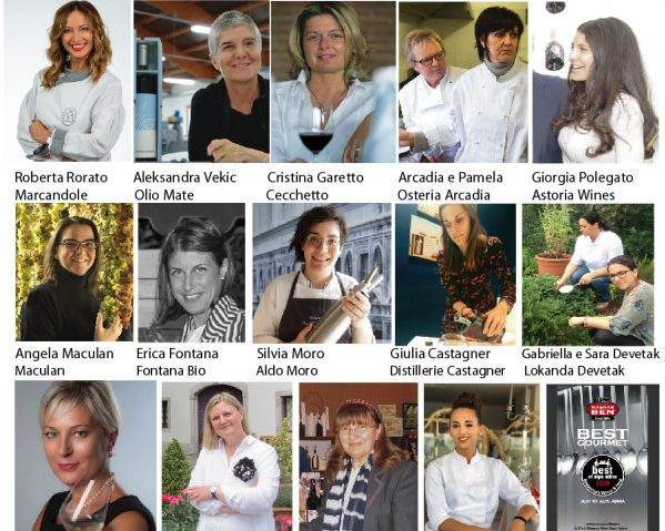 15 CAMPIONI DEL GUSTO E 16 DONNE TRA CUCINA E TAVOLA PER LA MACROREGIONE EUROPEA DELL’ALPE ADRIA.