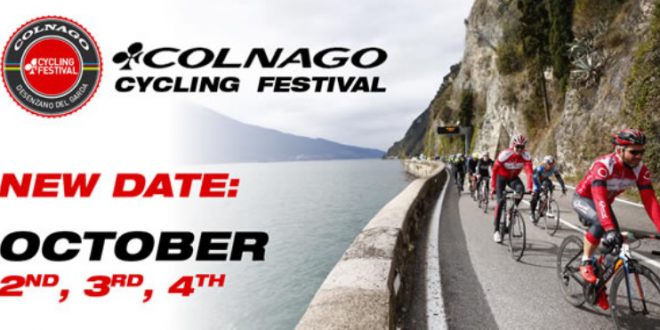 2, 3, 4 OTTOBRE 2020: NUOVA DATA PER IL COLNAGO CYCLING FESTIVAL!