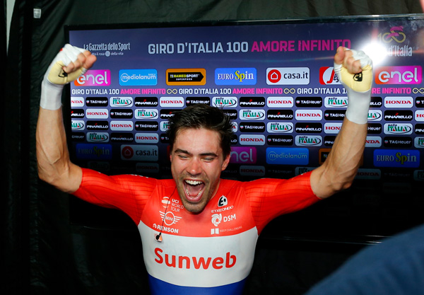 DUMOULIN HA VINTO IL GIRO D’ITALIA 100 PRIMO OLANDESE NELLA STORIA