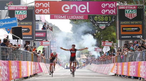 DILLIER HA VINTO LA TAPPA 6 DEL GIRO D’ITALIA, JUNGELS CONSERVA LA MAGLIA ROSA