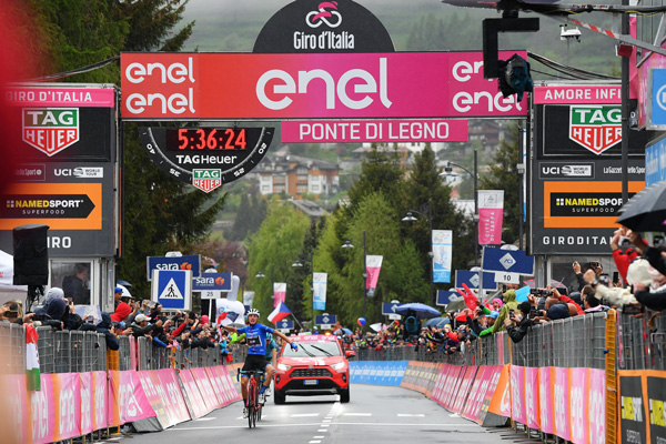 Ciccone ha vinto la sedicesima tappa del Giro d’Italia, Carapaz sempre in Maglia Rosa