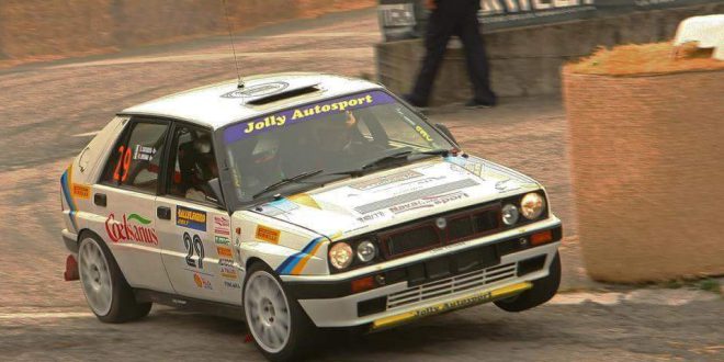 Riccardo Errani e Elia Molon al Rallylegend (San Marino ) sulla Delta 16v gr A