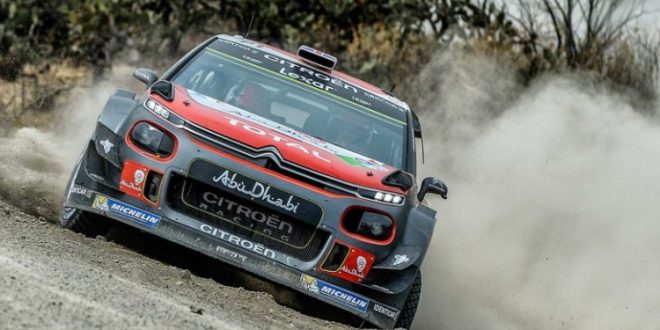 SEBASTIEN LOEB CON LA CITROEN C4 WRC, SEBASTIEN OGIER CON LA VOLKSWAGEN POLO R WRC E MIKI BIASION CON LA LANCIA DELTA A RALLYLEGEND 2017