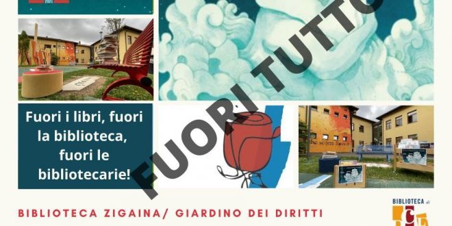 23 aprile Giornata mondiale del libro – in biblioteca a Cervignano FUORI TUTTO