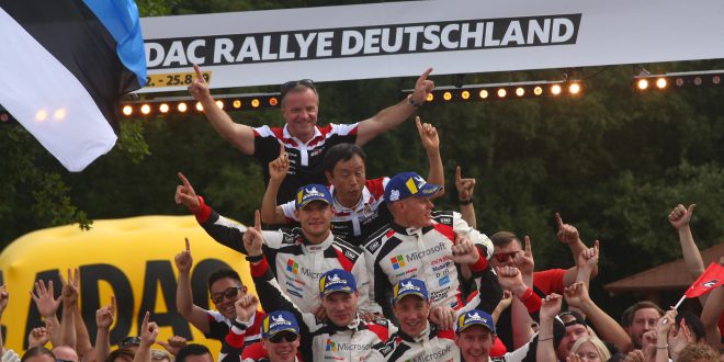 Dominio Toyota Gazoo Racing all’Adac Rallye Deutschland; il “nostro” Andolfi out, tutti all’arrivo gli altri italiani rimasti in gara