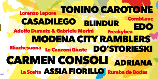 Da Carmen Consoli ai Modena City Ramblers: ecco il 25° “Voci per la libertà – Una canzone per Amnesty”