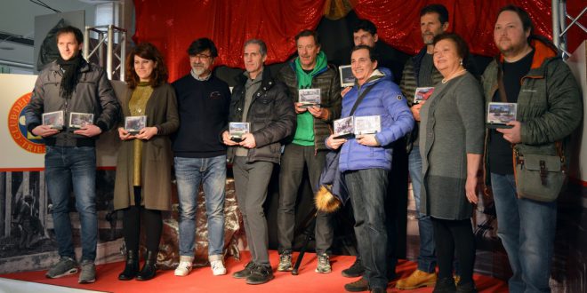 Foto di gruppo dei premiati alla V edizione del concorso fotografico “Trieste Opicina Historic 2K18”